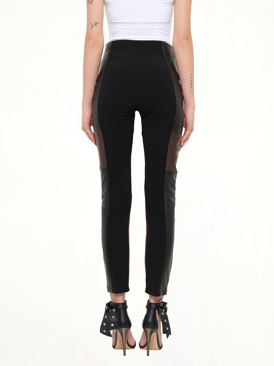 Neil Barrett Leather Pants in Black