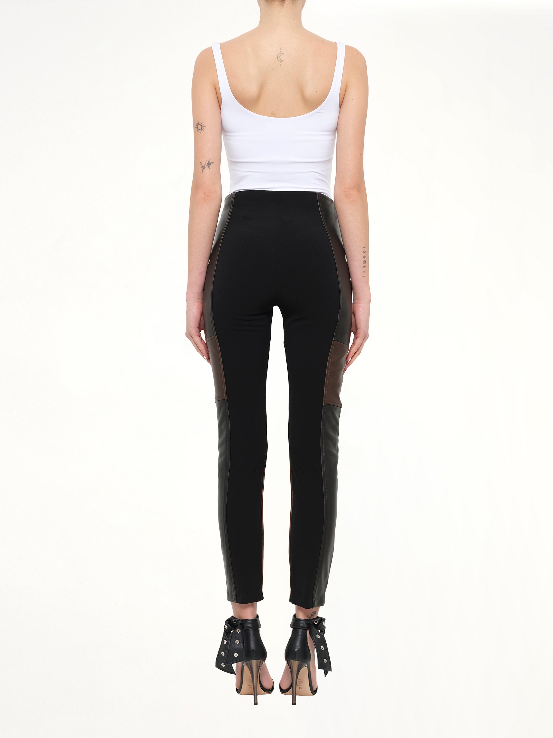 Neil Barrett Leather Pants in Black