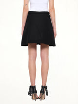 Neil Barrett Leather Skirt in Black