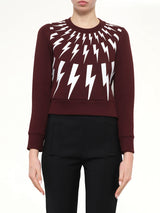 Neil Barrett Sweatshirt in Burgundy