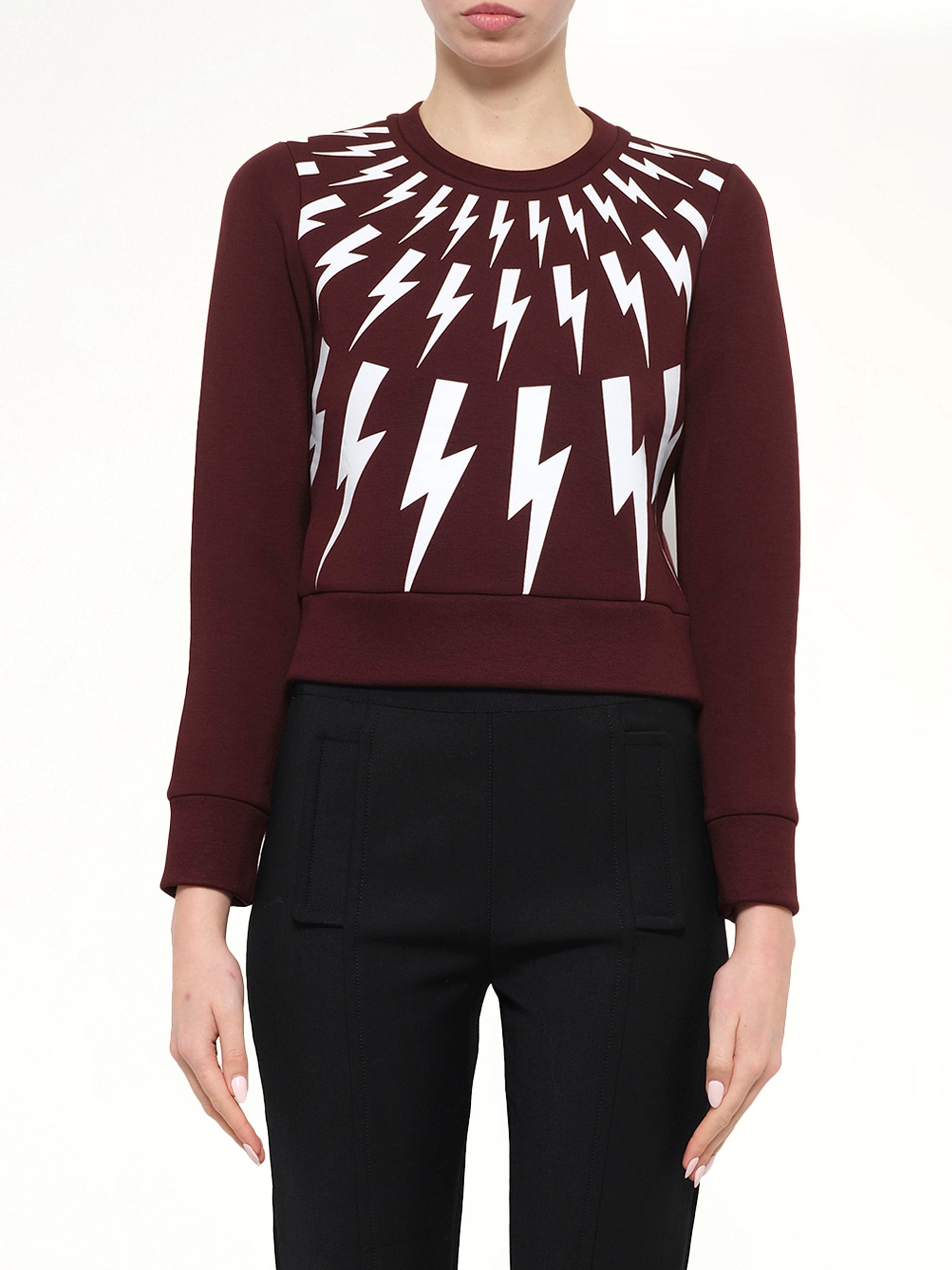 Neil Barrett Sweatshirt in Burgundy