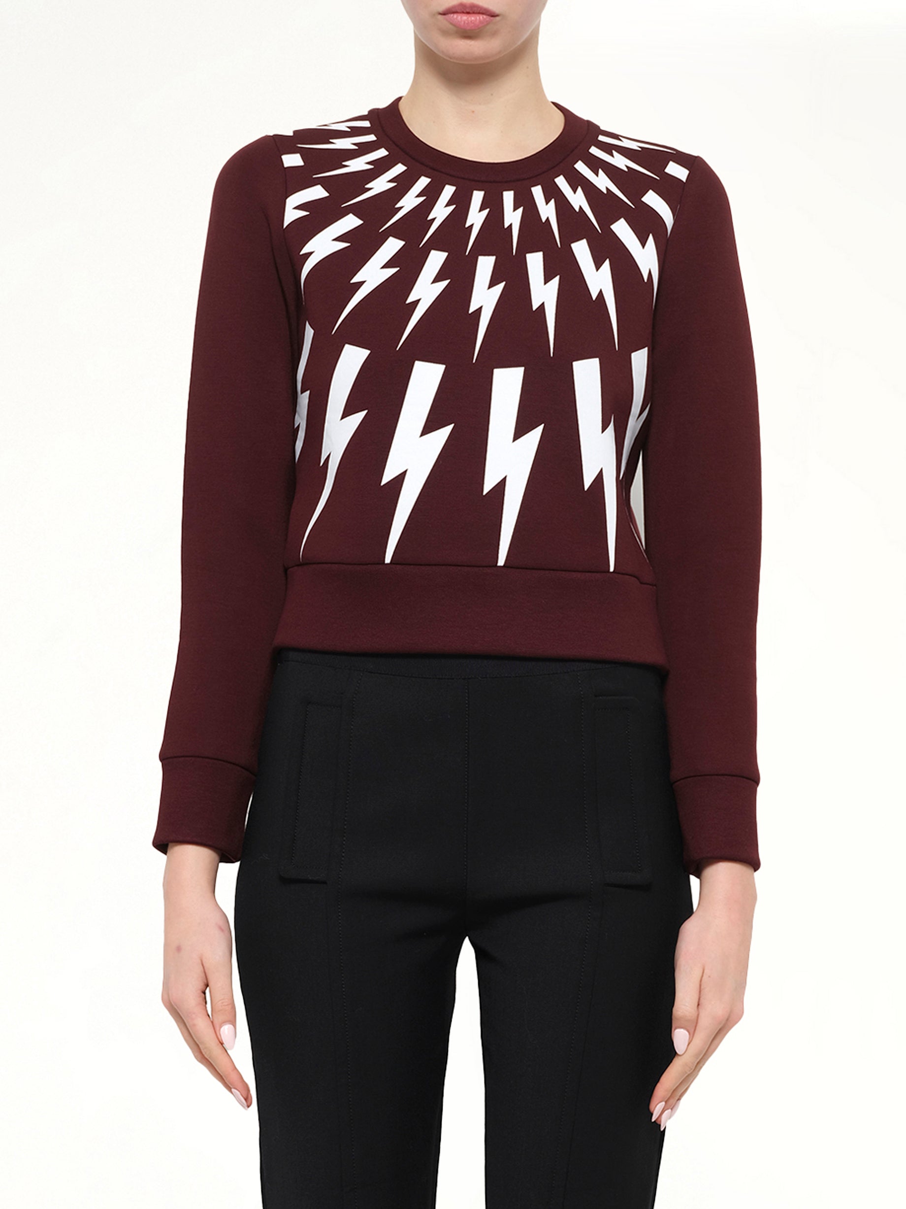 Neil Barrett Sweatshirt in Burgundy