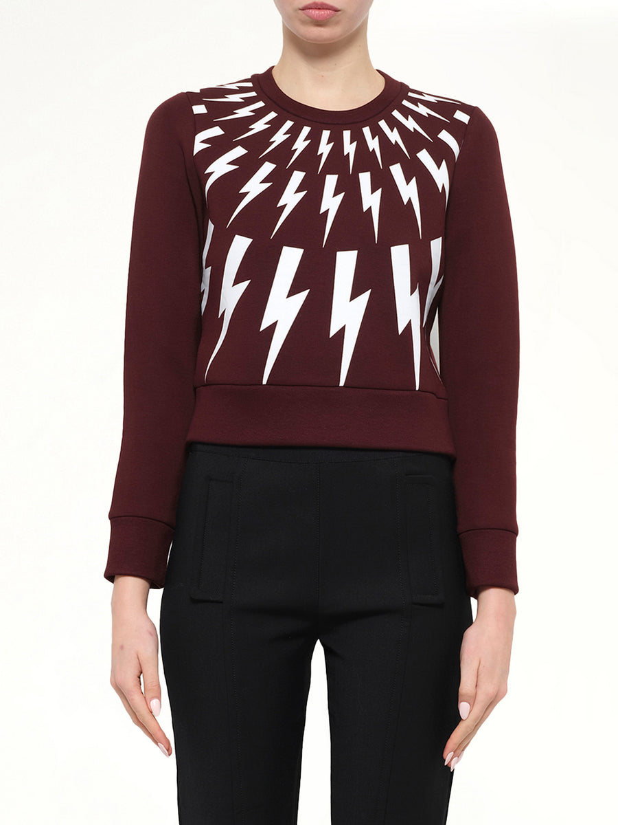 Neil Barrett Sweatshirt in Burgundy