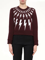 Neil Barrett Sweatshirt in Burgundy