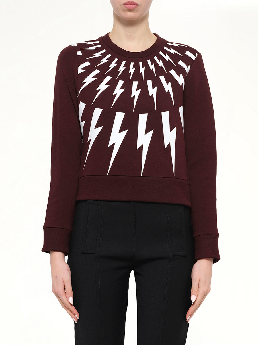 Neil Barrett Sweatshirt in Burgundy
