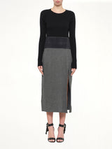 Neil Barrett Woven Dress in Black