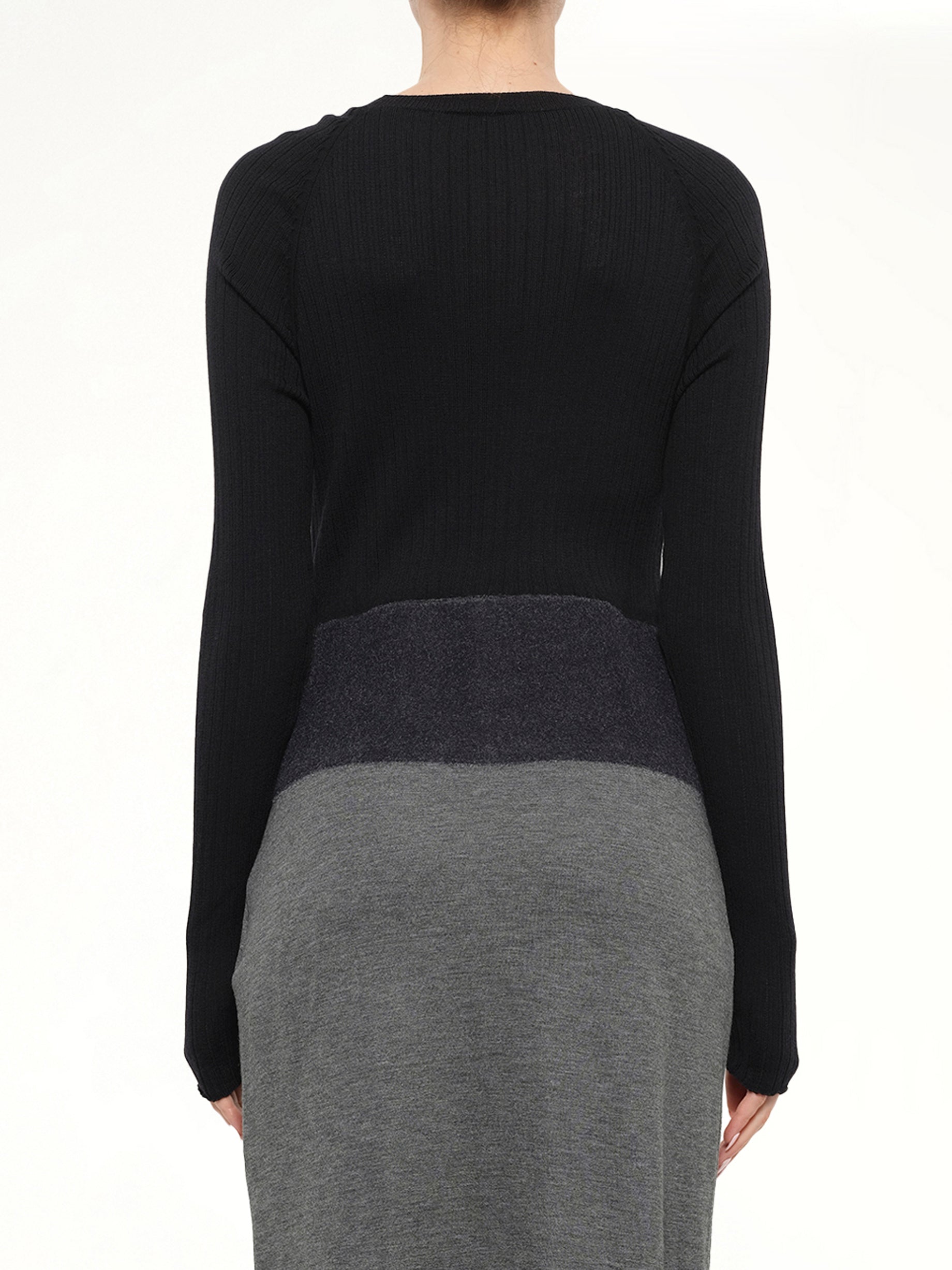 Neil Barrett Woven Dress in Black