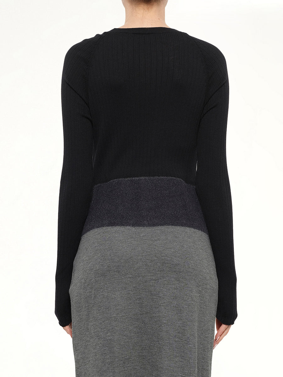 Neil Barrett Woven Dress in Black