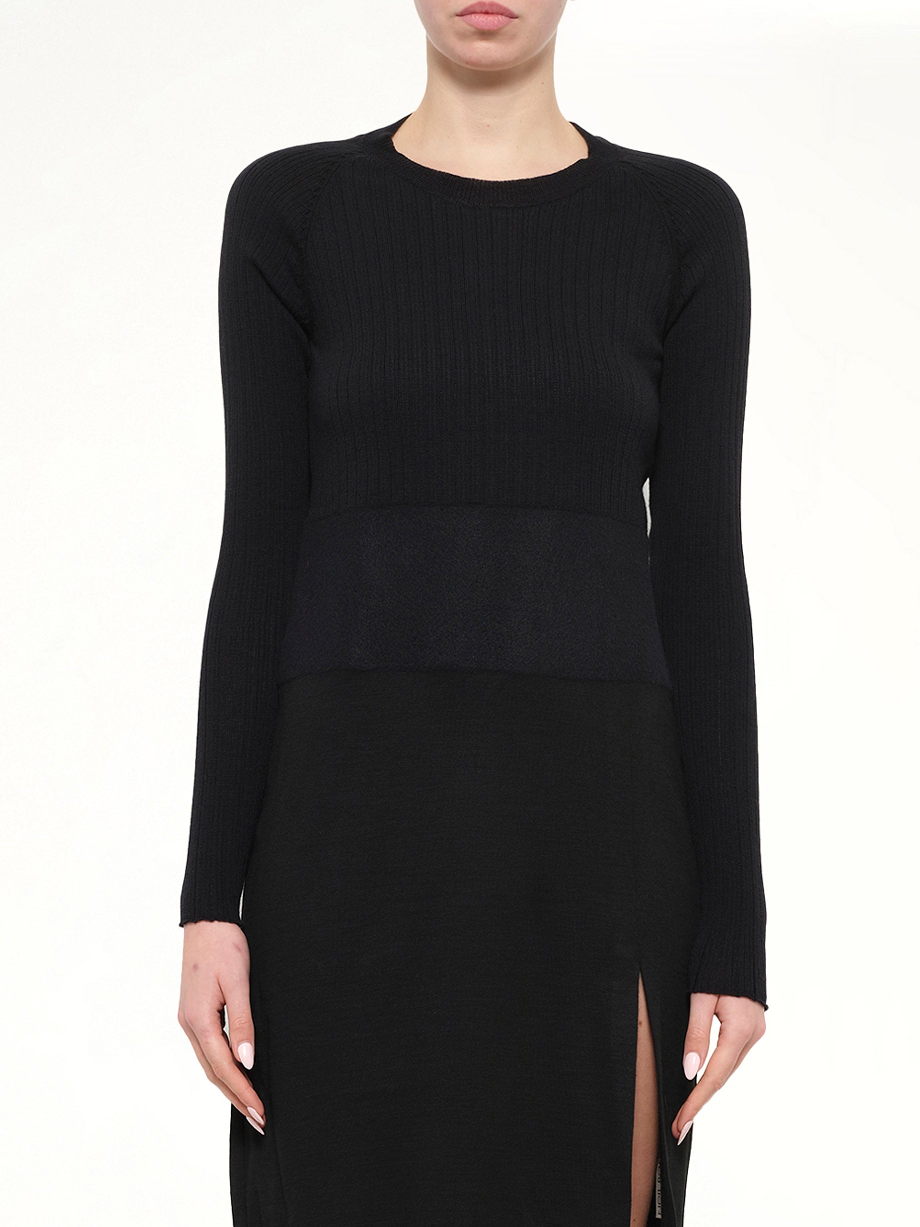 Neil Barrett Woven Dress in Black