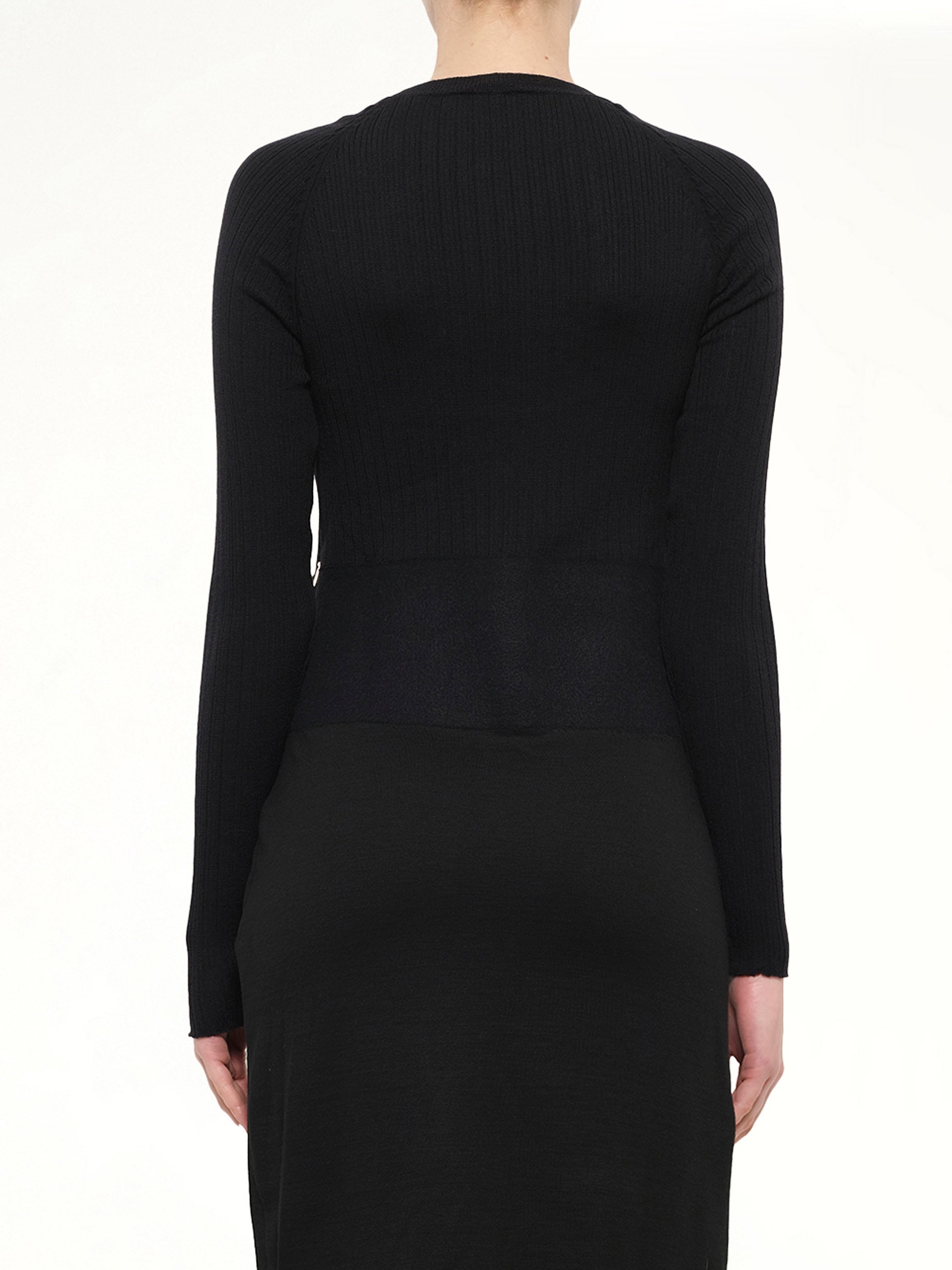 Neil Barrett Woven Dress in Black