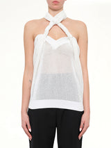 Podium L42 Twisted Top in White
