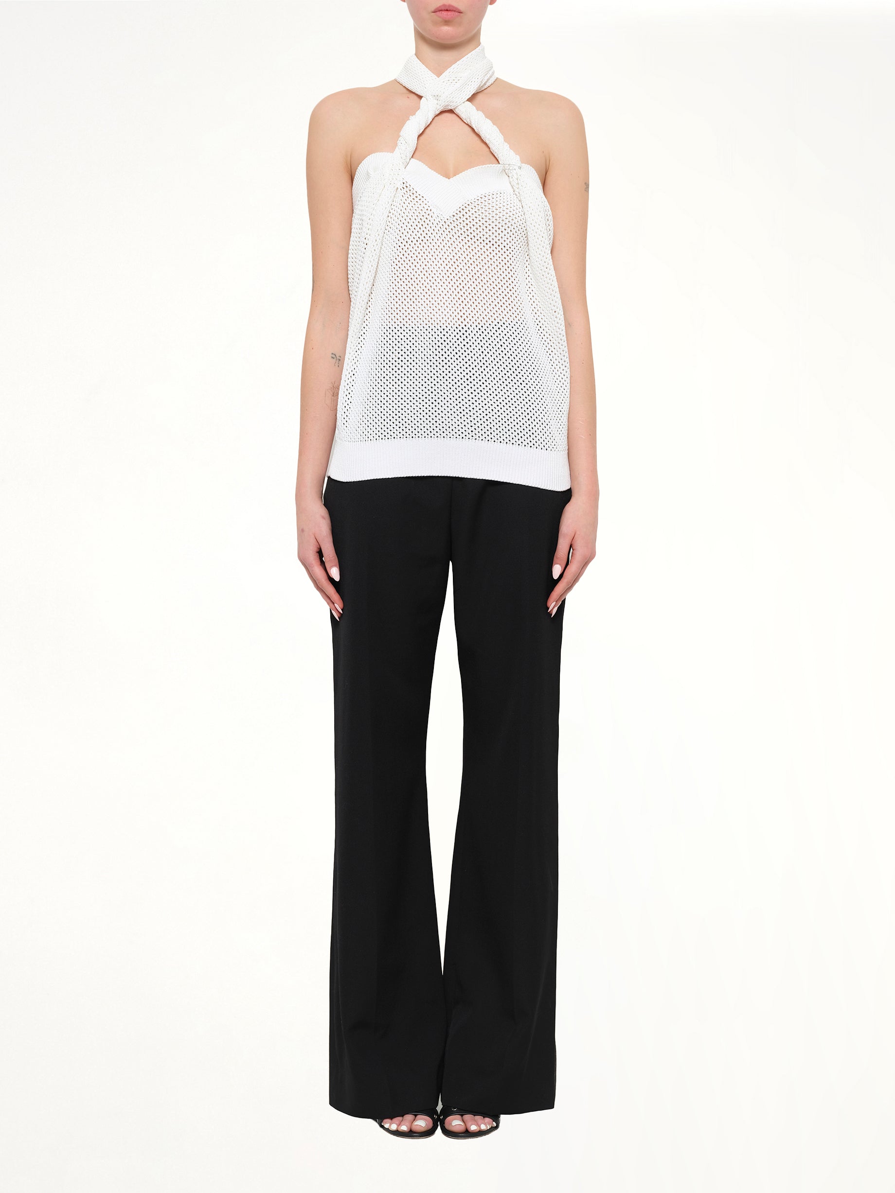 Podium L42 Twisted Top in White