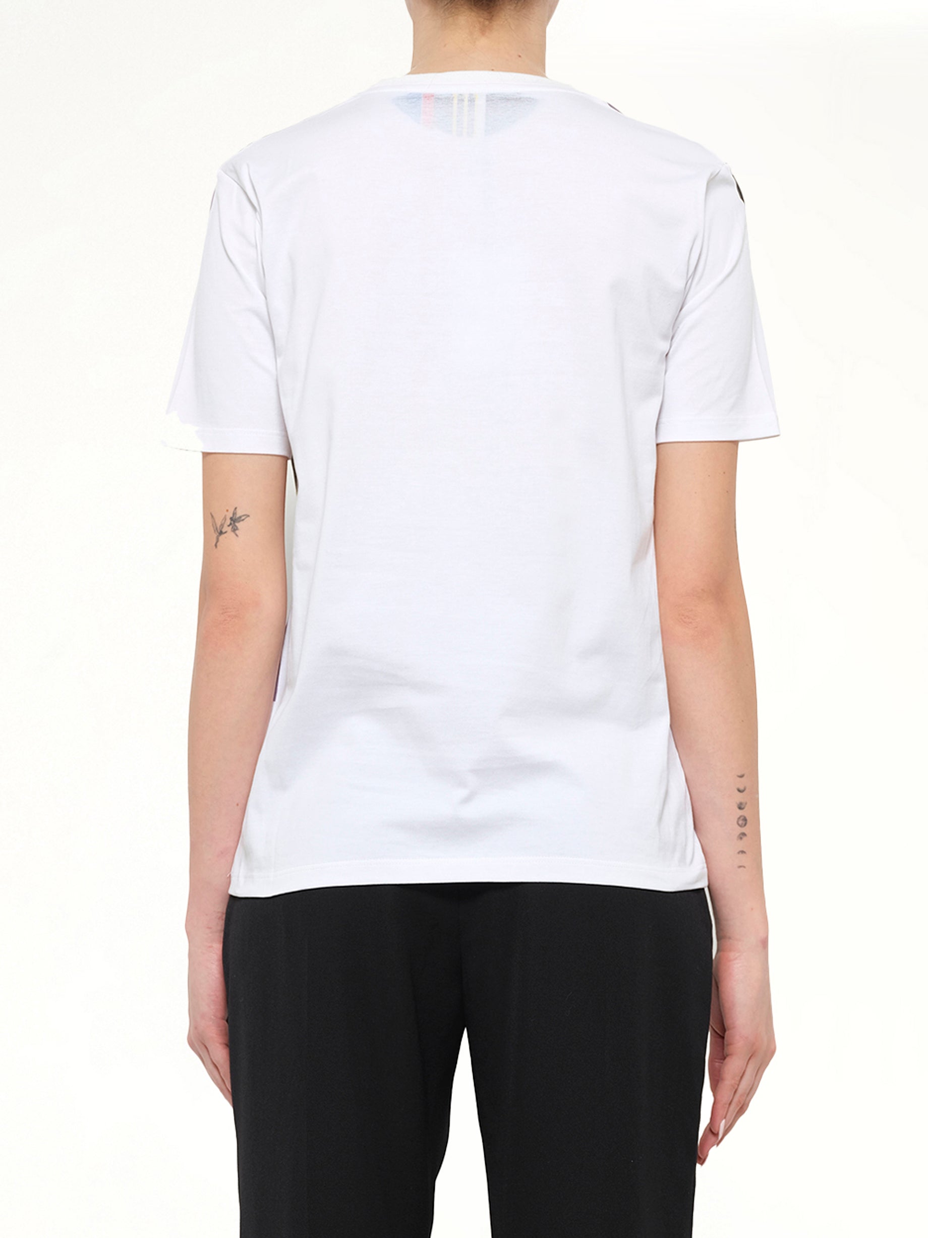 Print Stripe T-Shirt in Mix