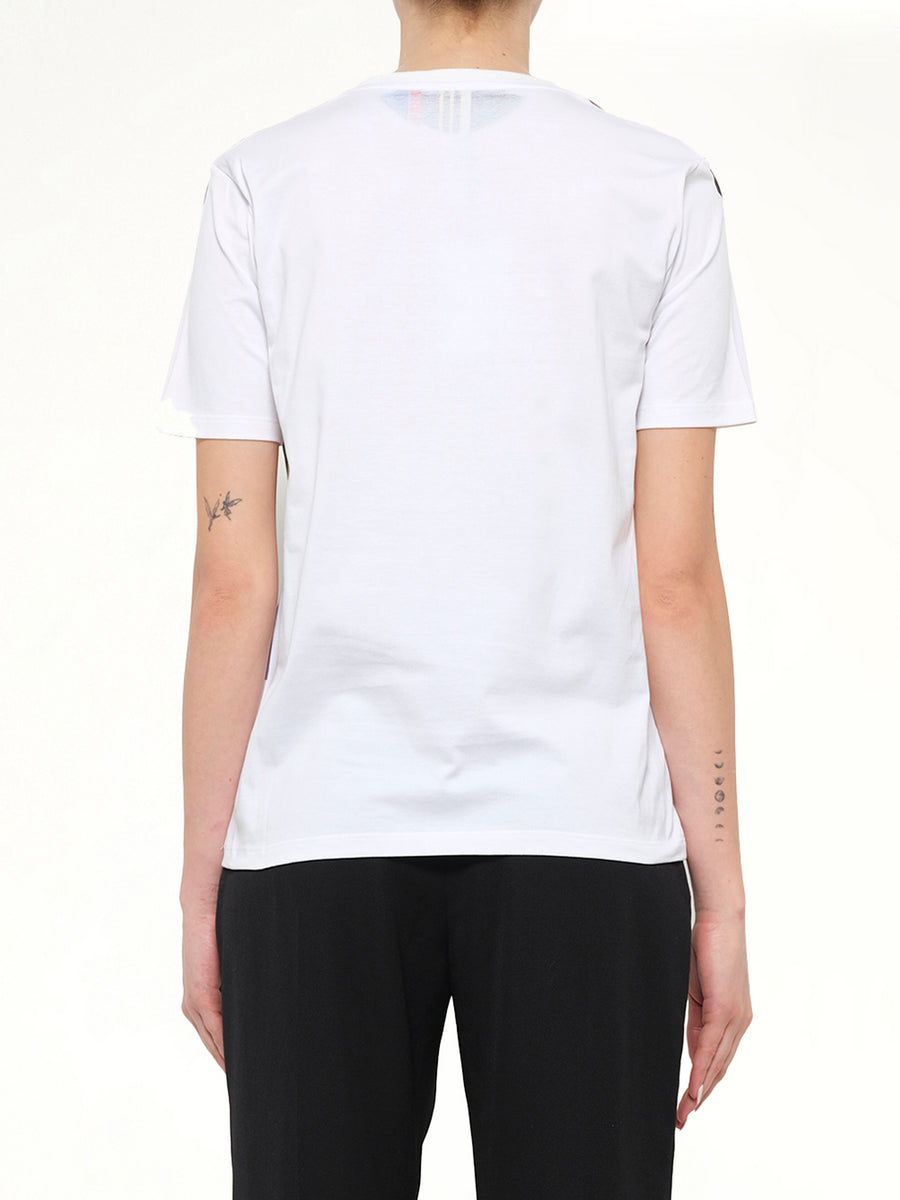 Print Stripe T-Shirt in Mix