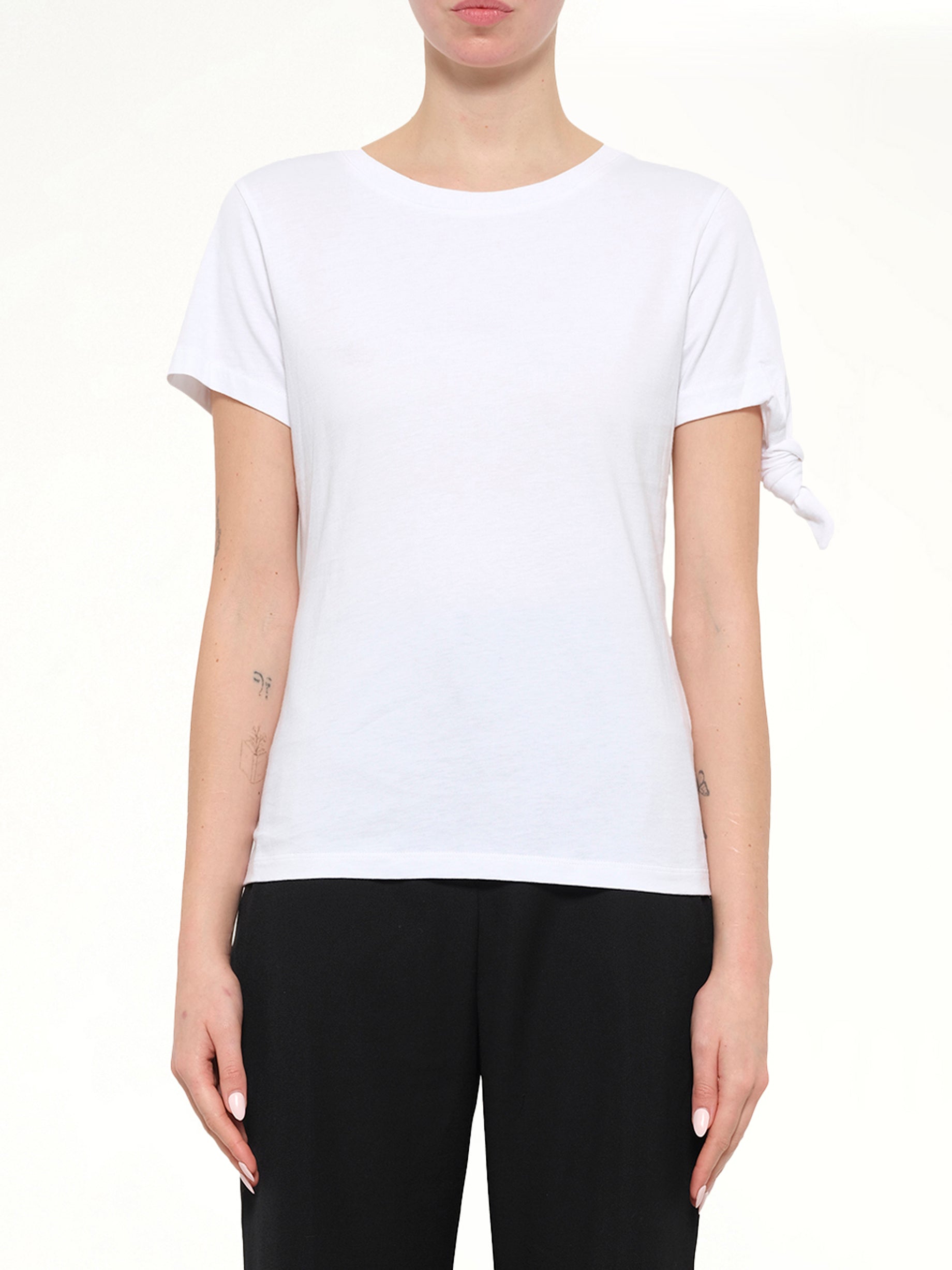 Single Knot T-Shirt in White