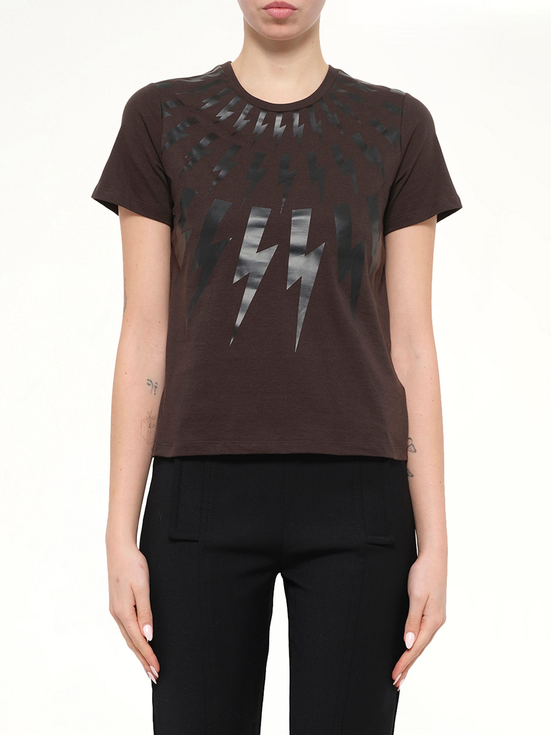 T-Shirt in Brown