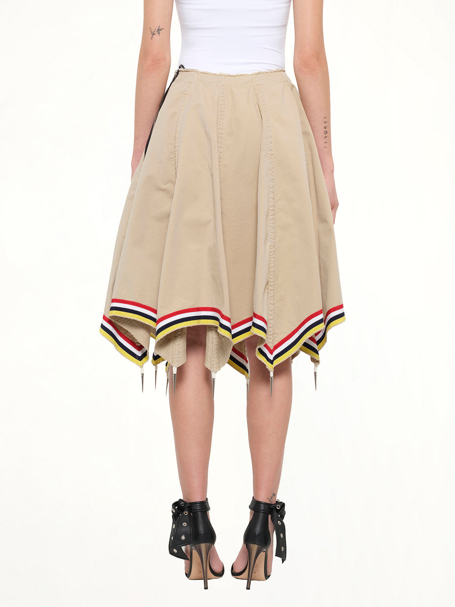 Umbrella Skirt in Flax