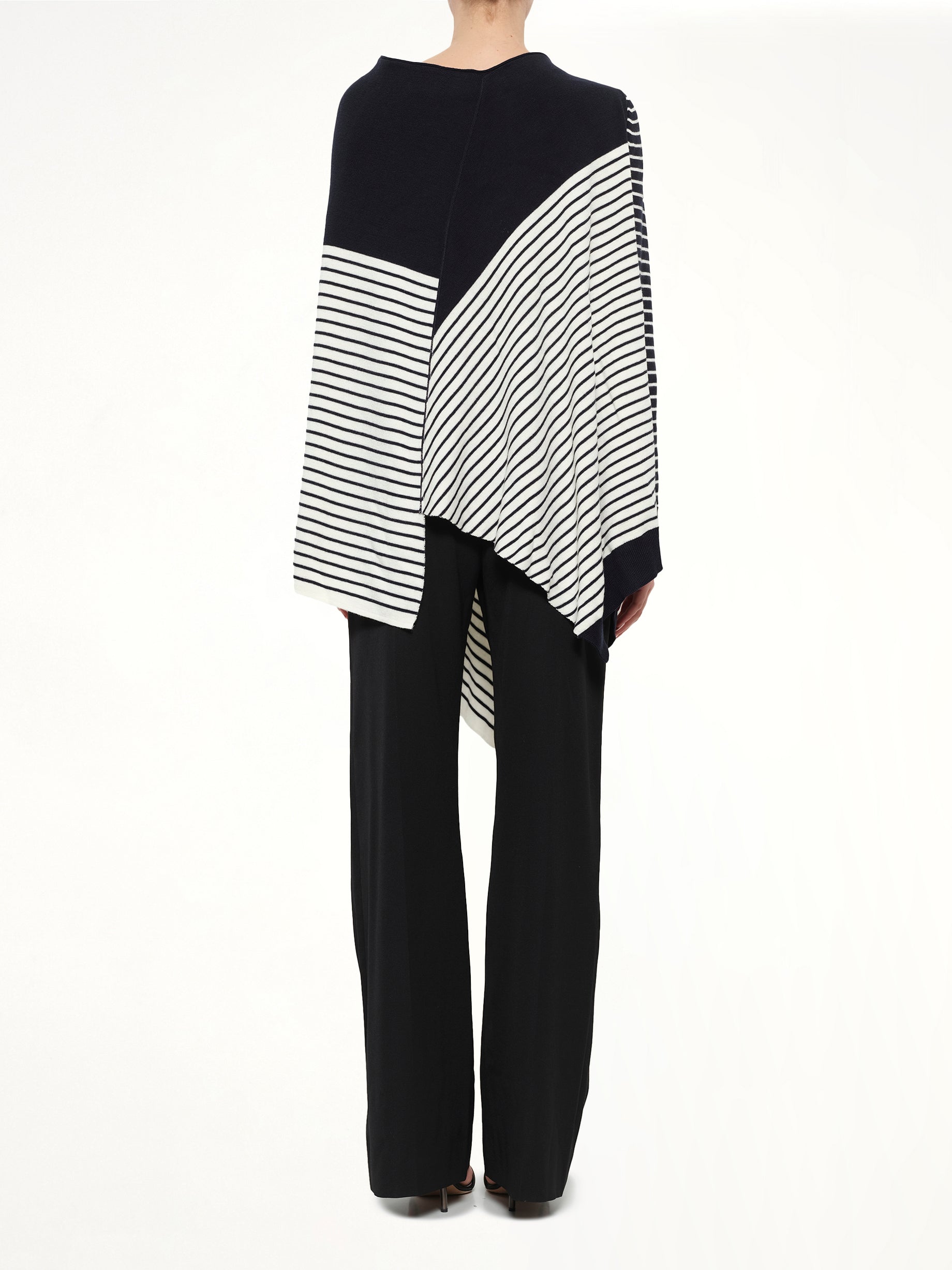 Wrap Knit Skirt in Navy