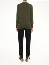 Crew Neck in Khaki