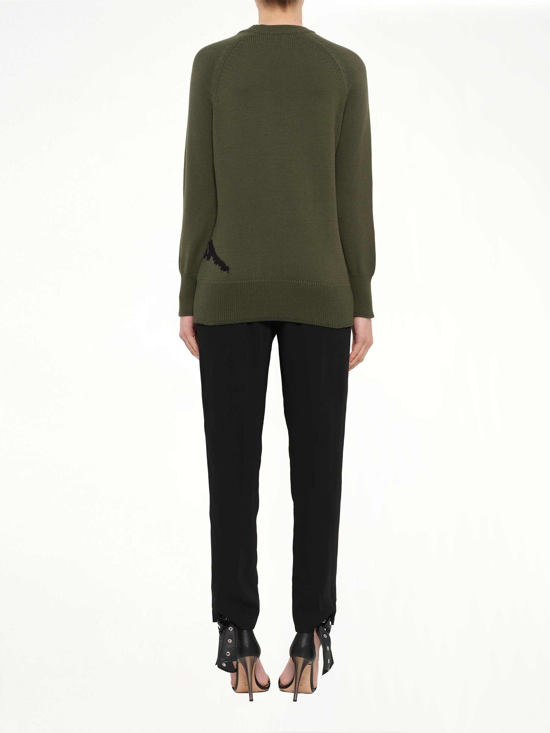 Crew Neck in Khaki