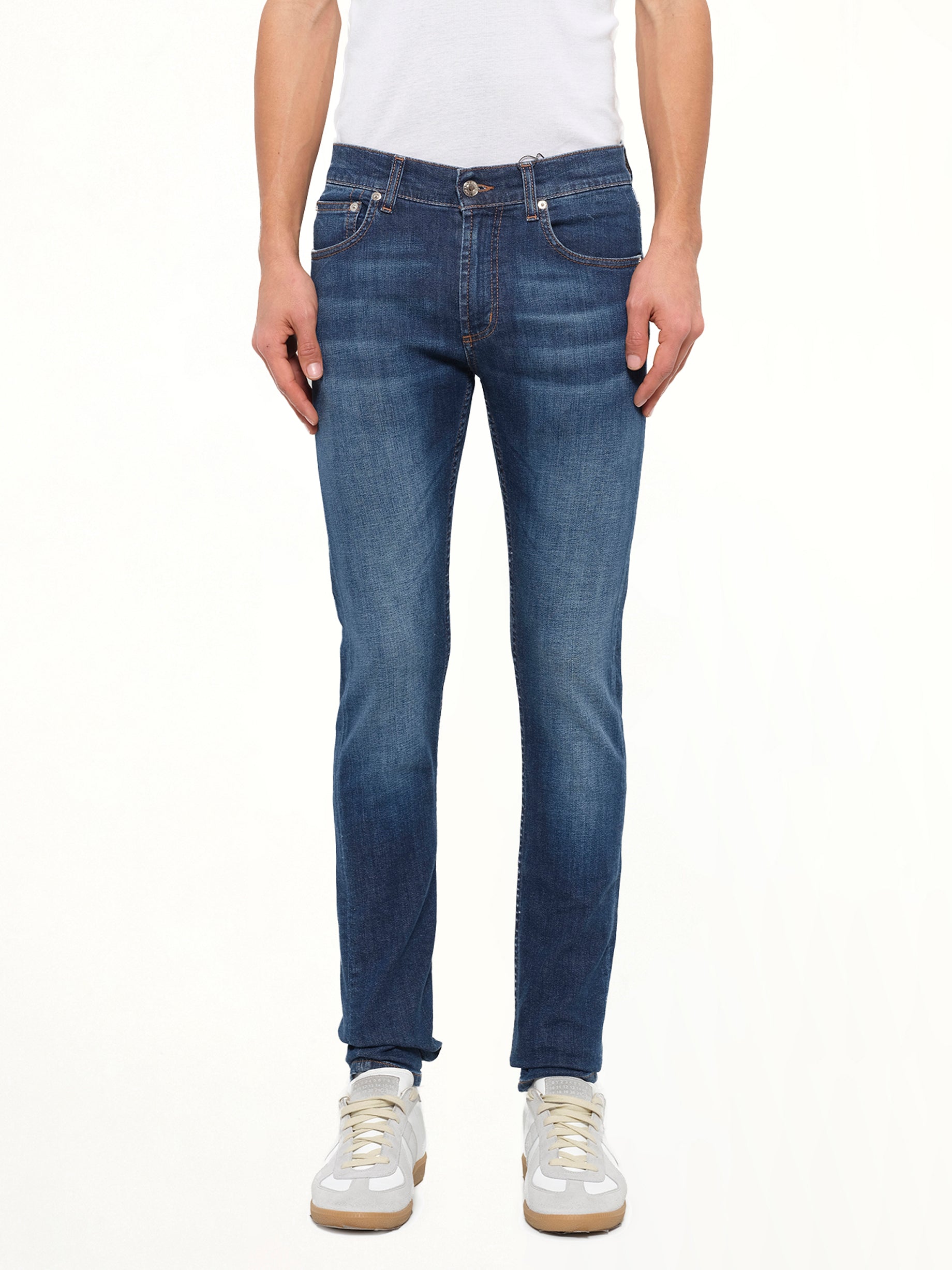 Fitted Jeans in Indigo