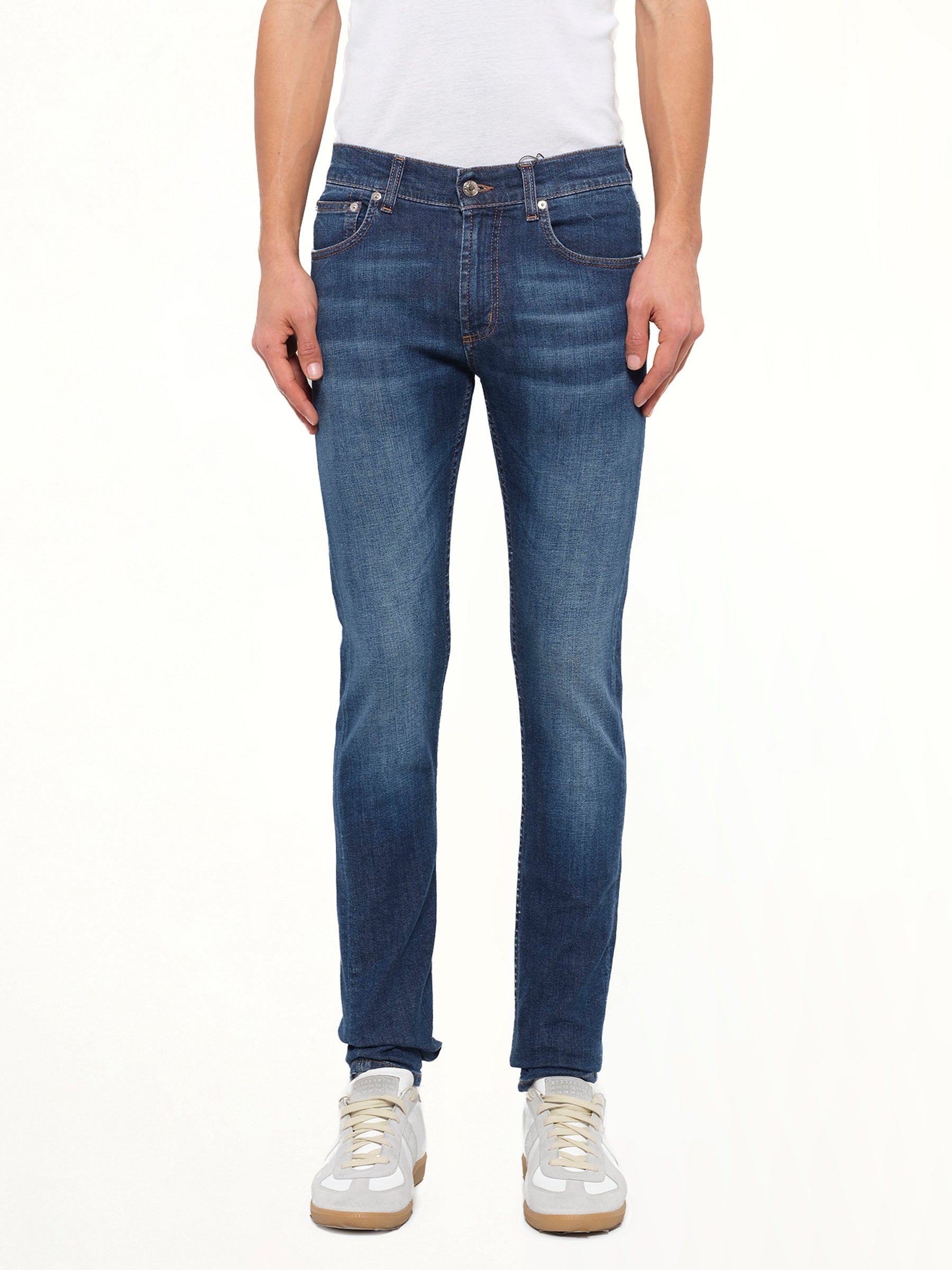 Fitted Jeans in Indigo