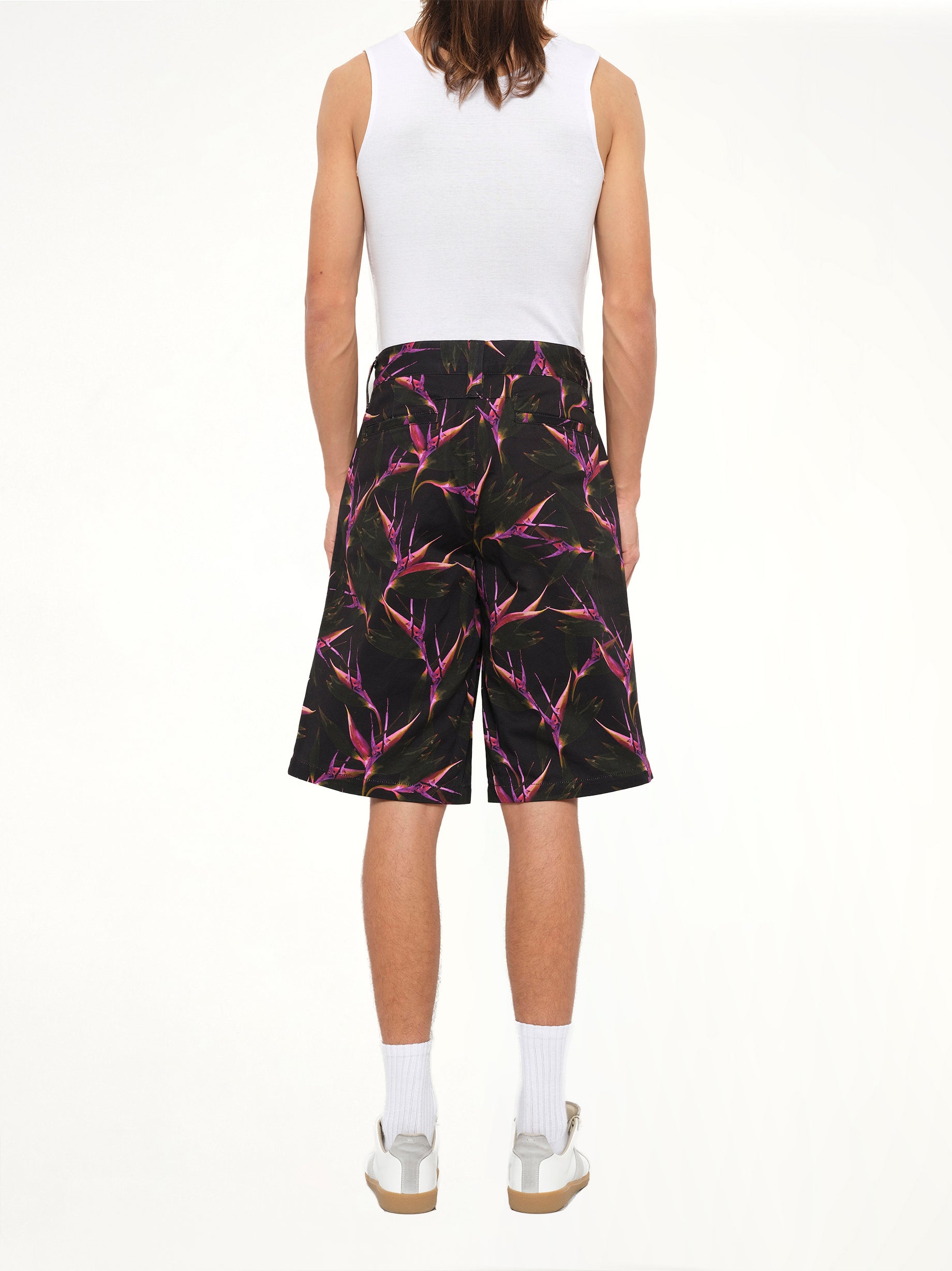 Flower Shorts in Black