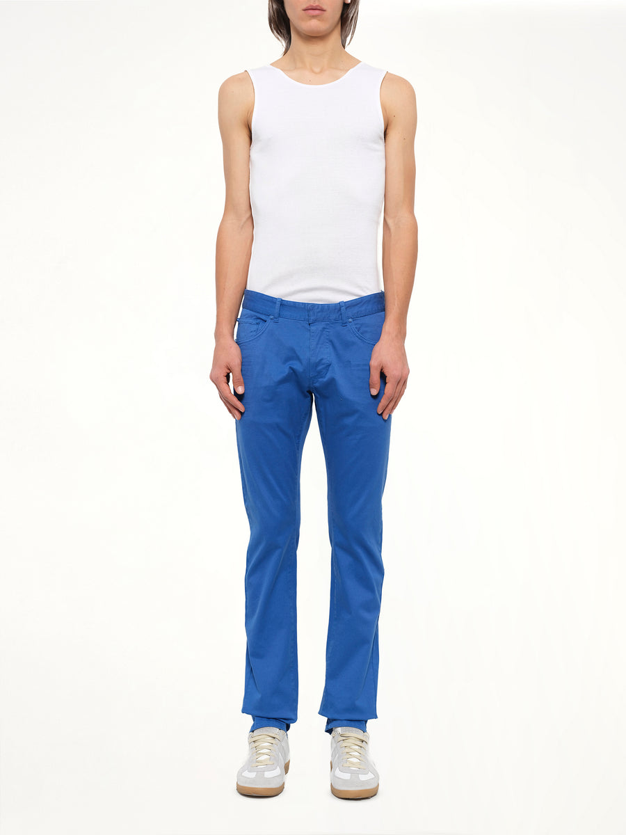 Gabardine Pants in Blue