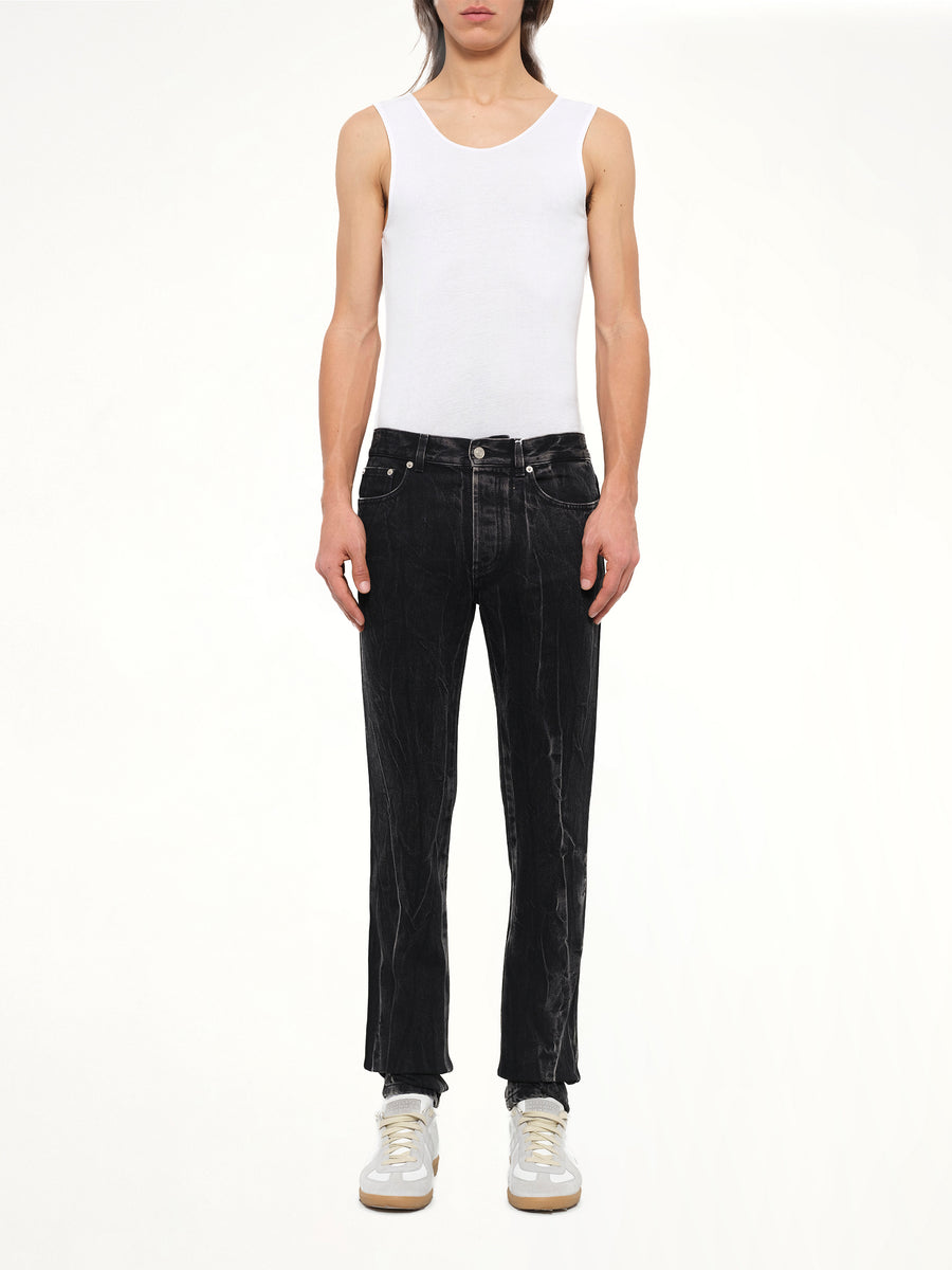 Givenchy Denim Pant in Black/Grey