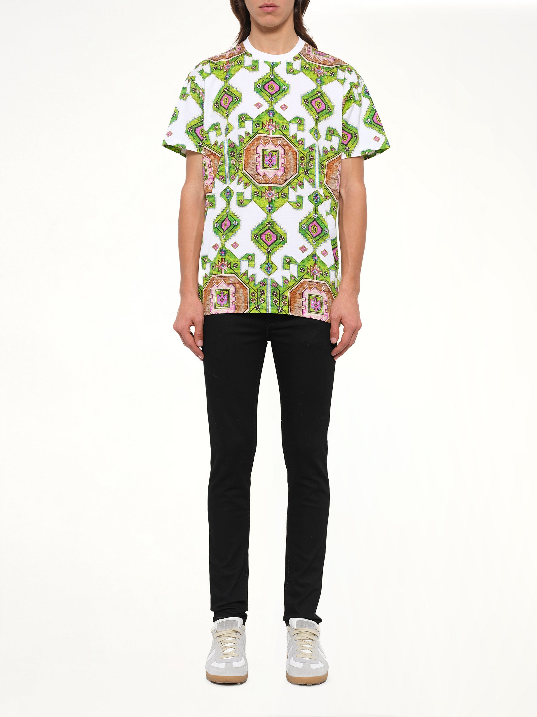Givenchy T-Shirt in White/Green
