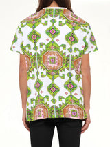 Givenchy T-Shirt in White/Green
