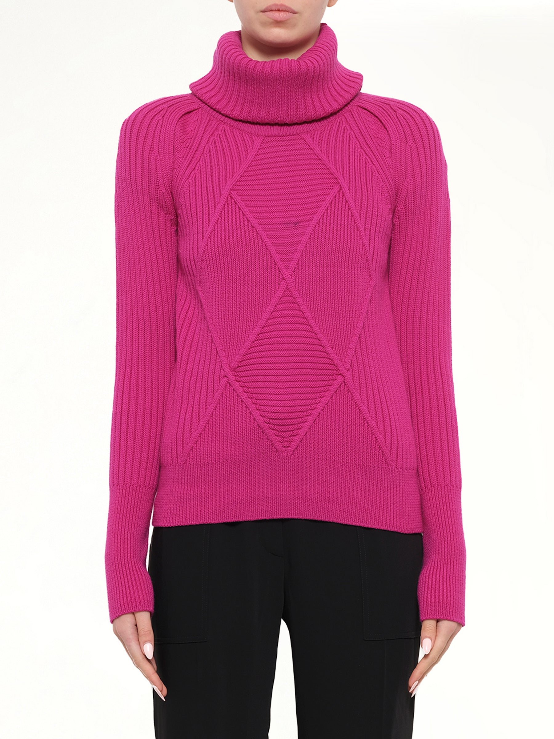 High Neck in Fuchsia