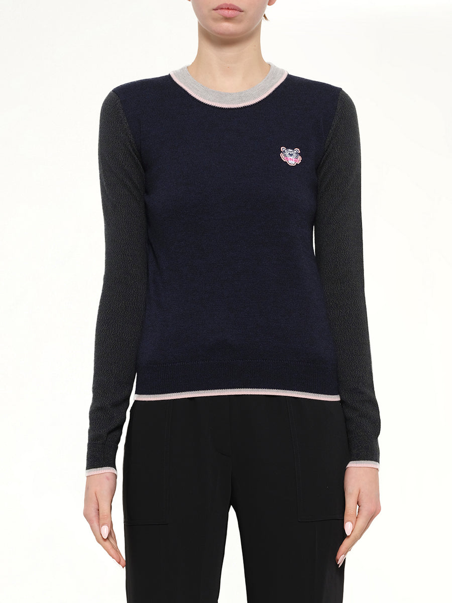 Kenzo Crew Neck in Navy