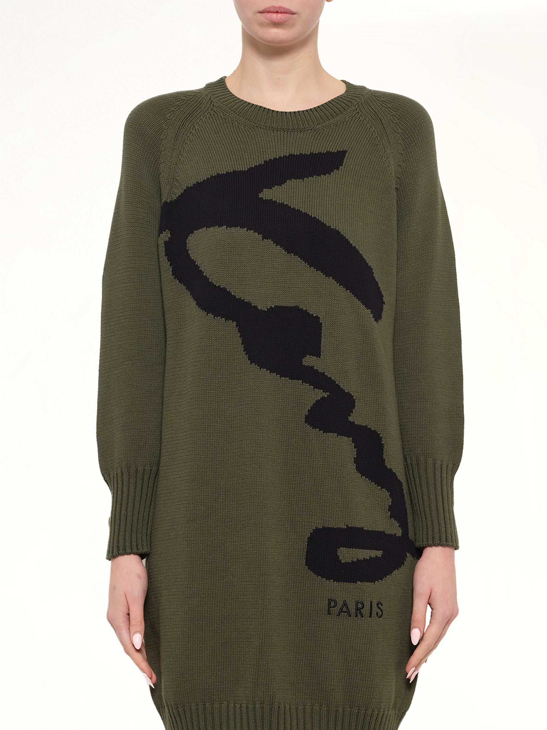 Kenzo Dress in Khaki