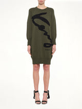 Kenzo Dress in Khaki