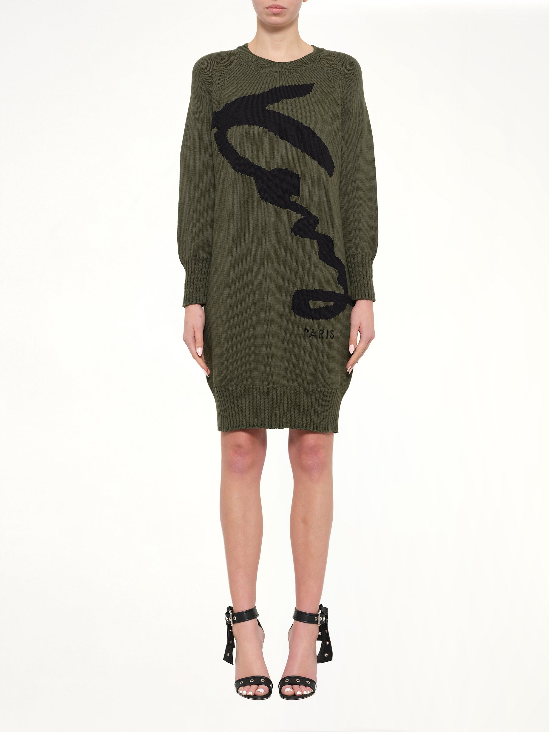 Kenzo Dress in Khaki