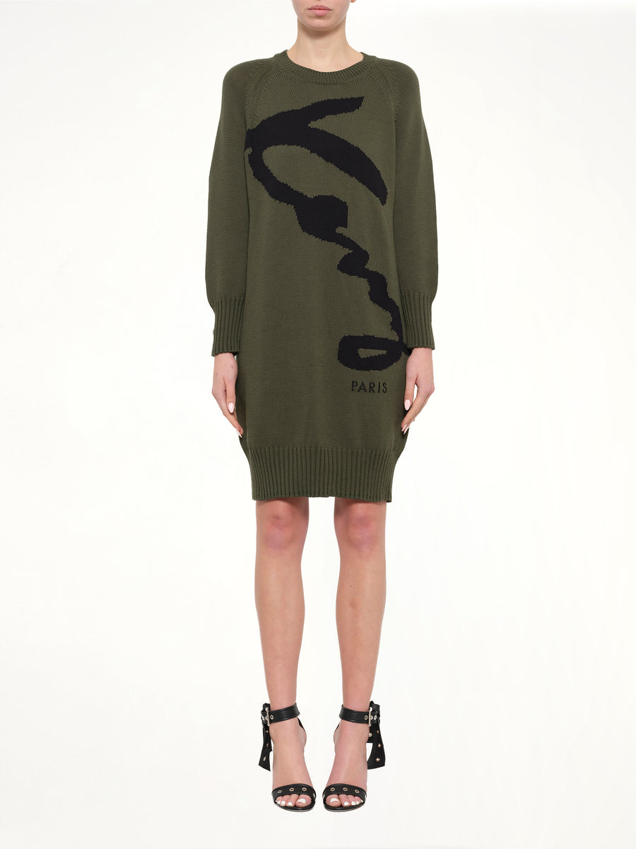 Kenzo Dress in Khaki