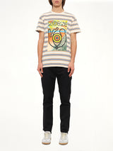 Loewe ELN Stripe T-Shirt in Blue