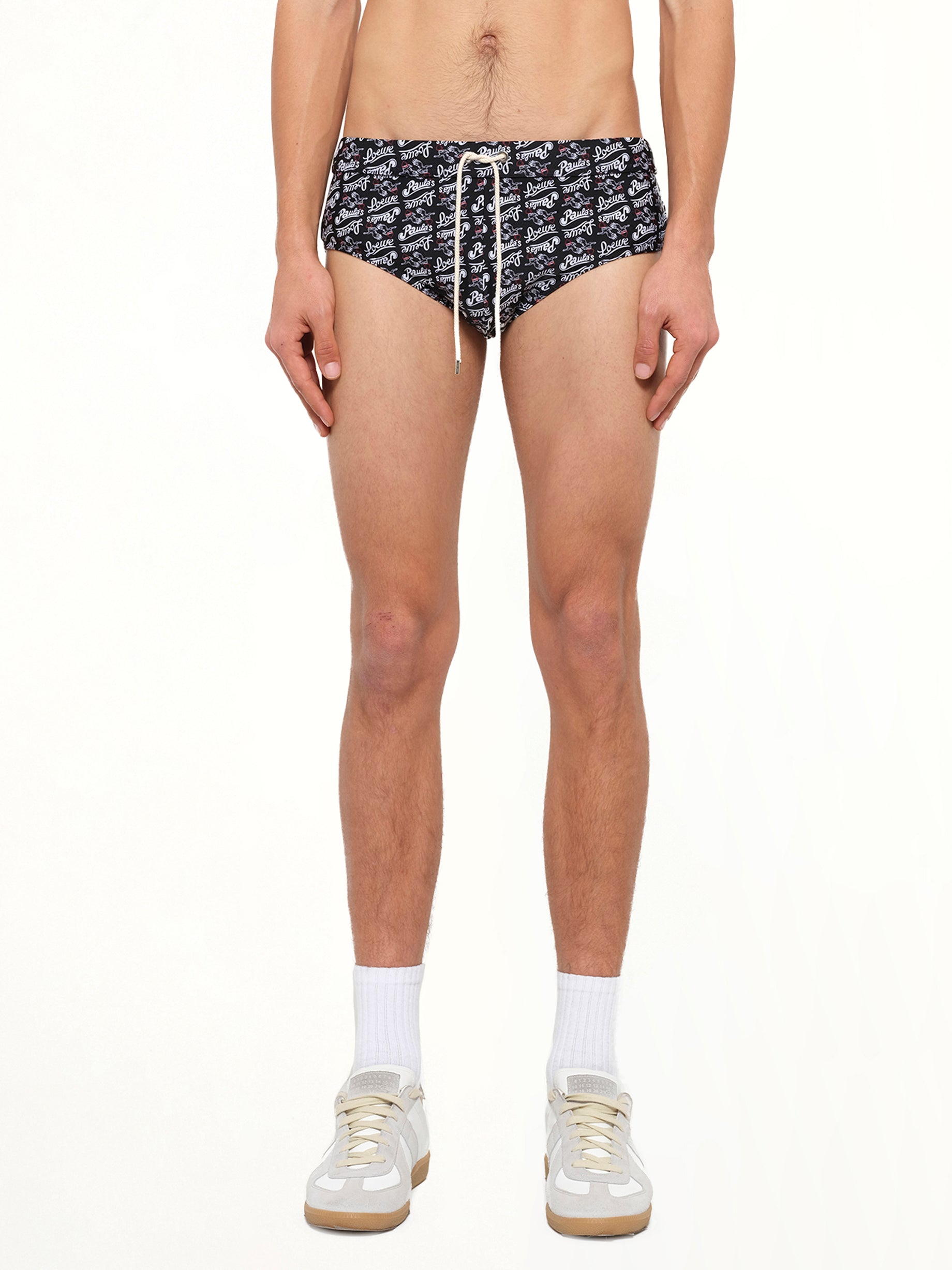 Loewe x Paula Printed Swim Briefs in Black