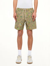 Loewe x Paula Printed Swim Shorts in Green