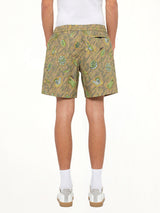Loewe x Paula Printed Swim Shorts in Green