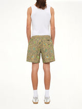 Loewe x Paula Printed Swim Shorts in Green