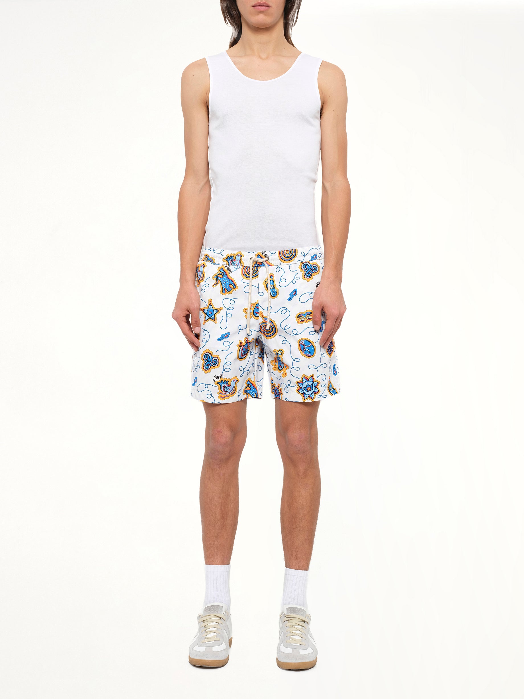 Loewe x Paula Printed Swim Shorts in White