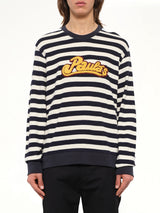 Loewe x Paula Stripe Sweatshirt in White