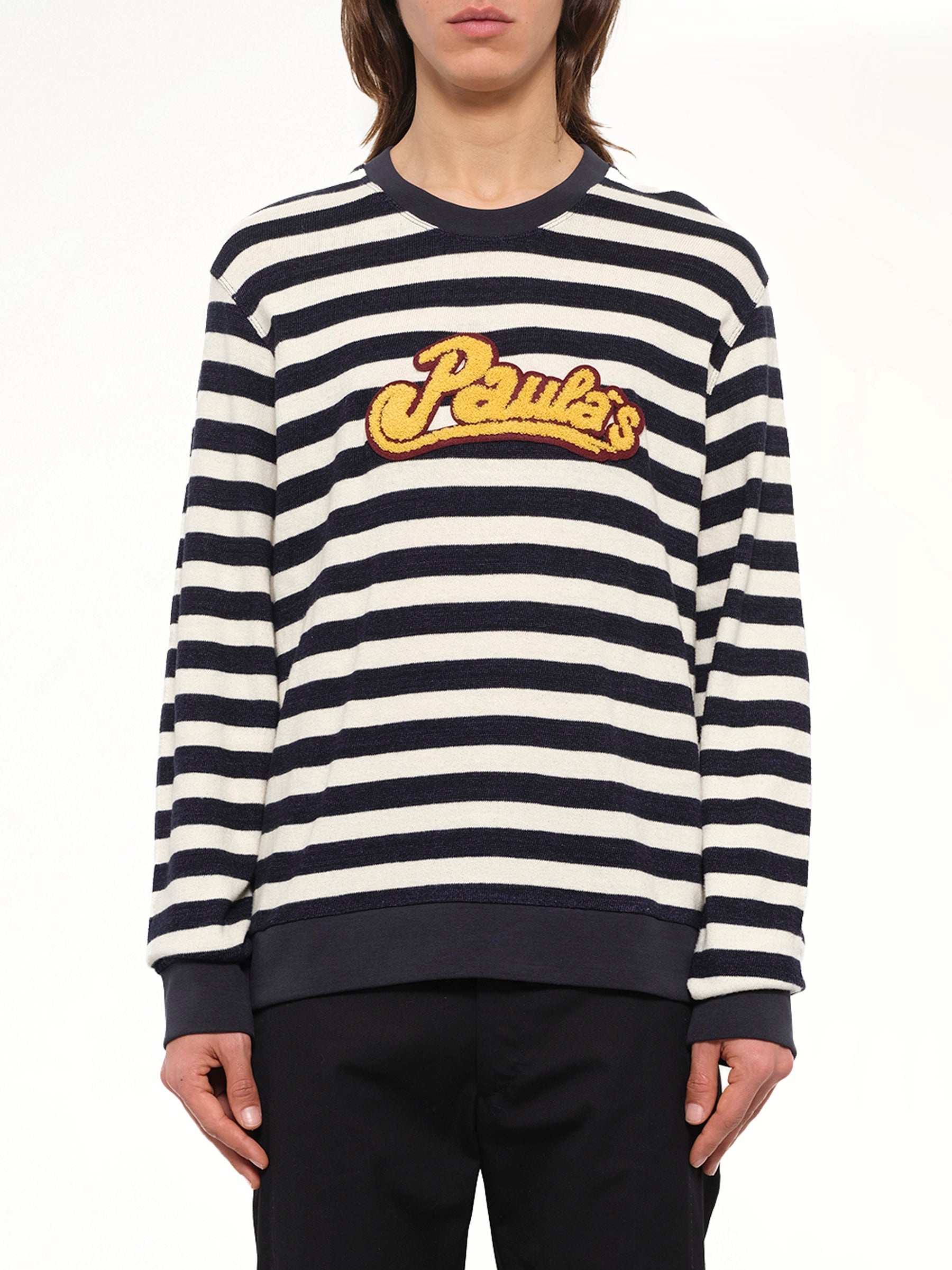 Loewe x Paula Stripe Sweatshirt in White