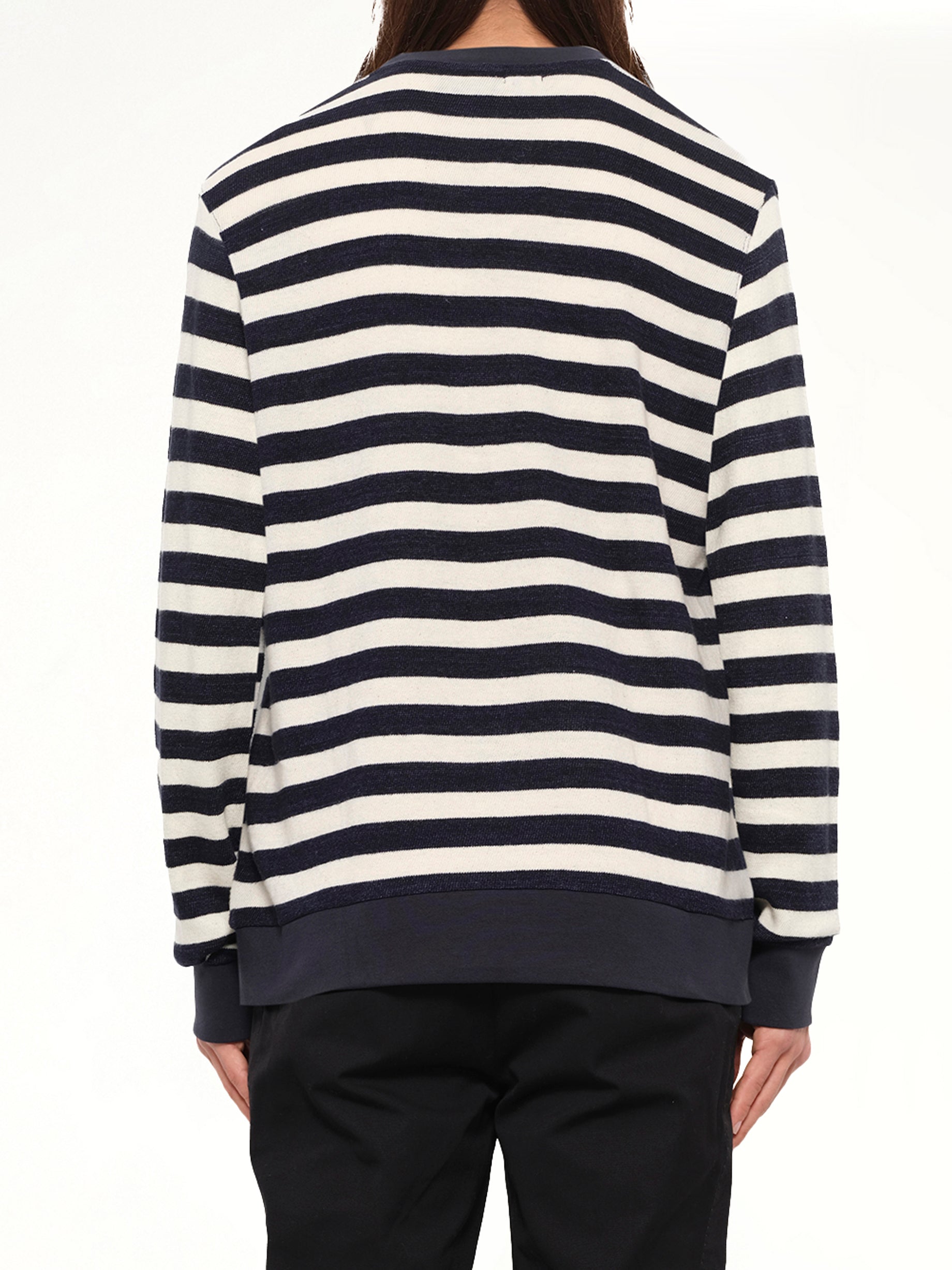 Loewe x Paula Stripe Sweatshirt in White