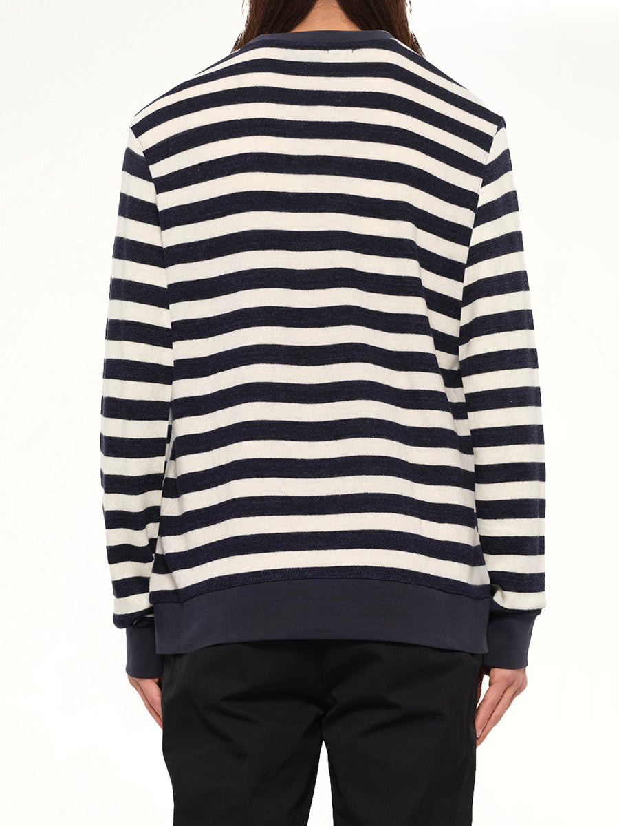 Loewe x Paula Stripe Sweatshirt in White