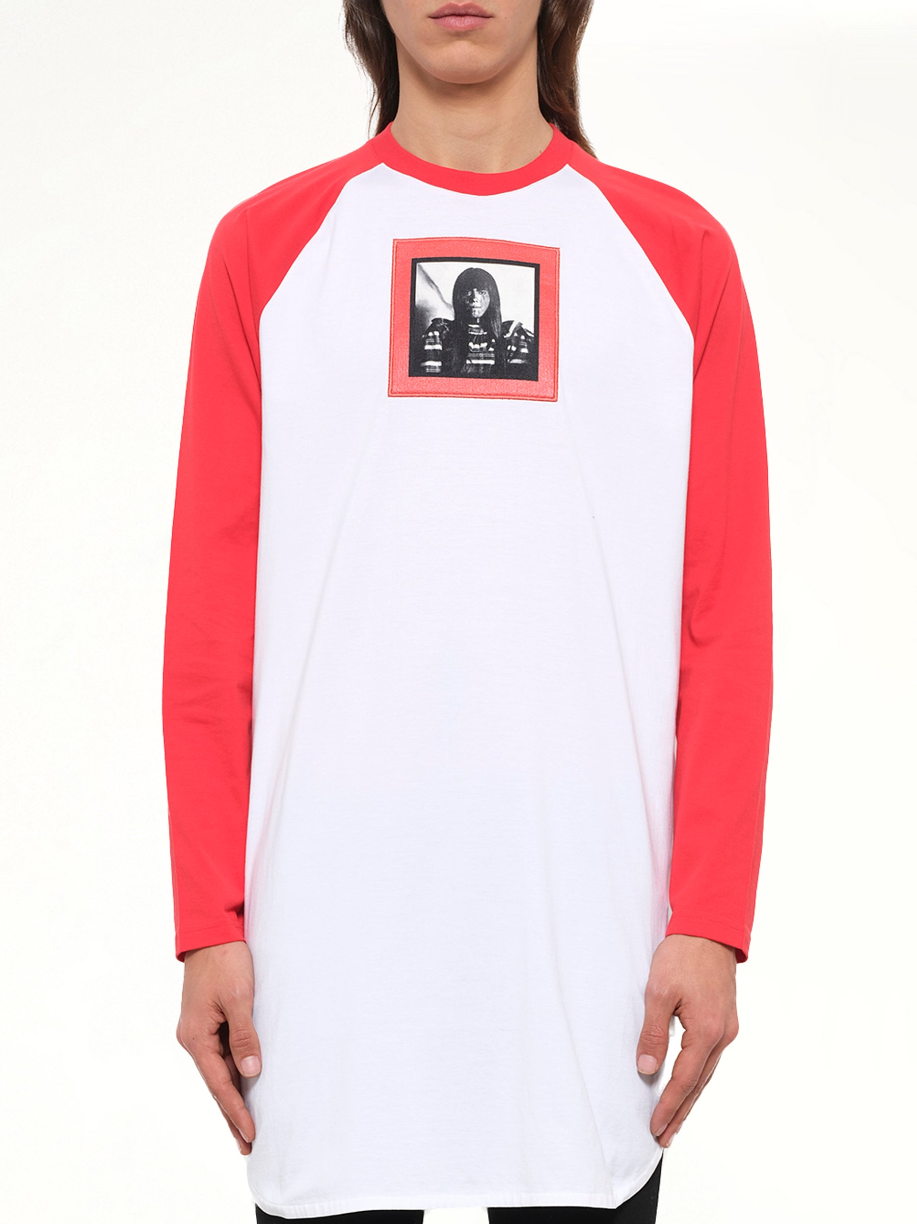 Podium 3/4 T-Shirt in White