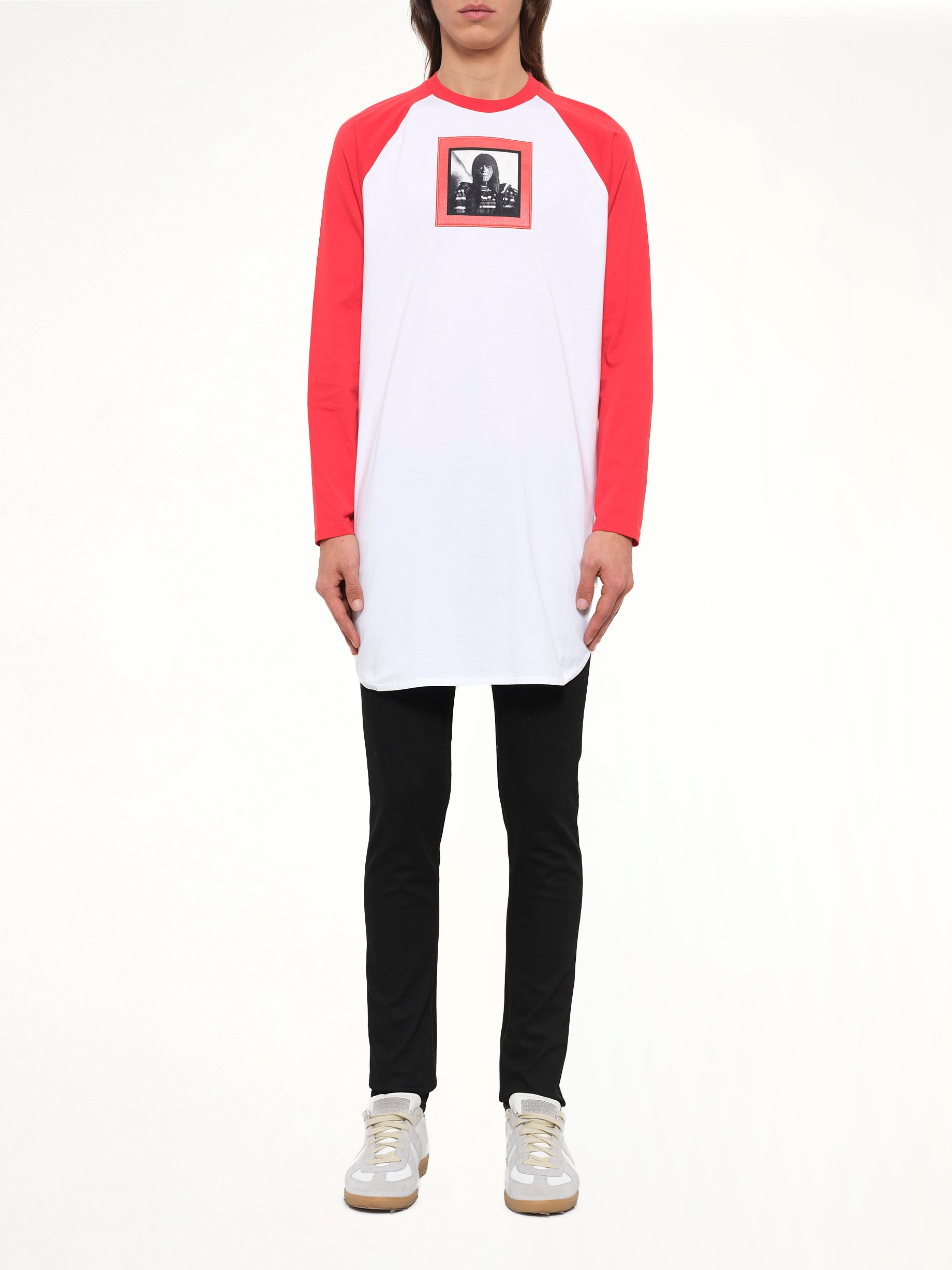 Podium 3/4 T-Shirt in White
