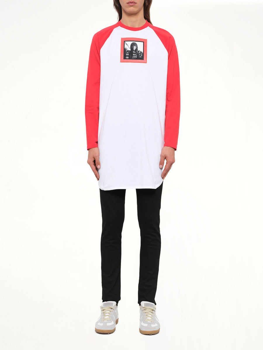 Podium 3/4 T-Shirt in White